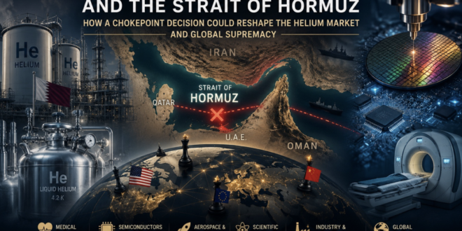 The Race for Data: The Closure of the Strait of Hormuz and the Shortage of Helium Supply Chains – Who is the Beneficiary?